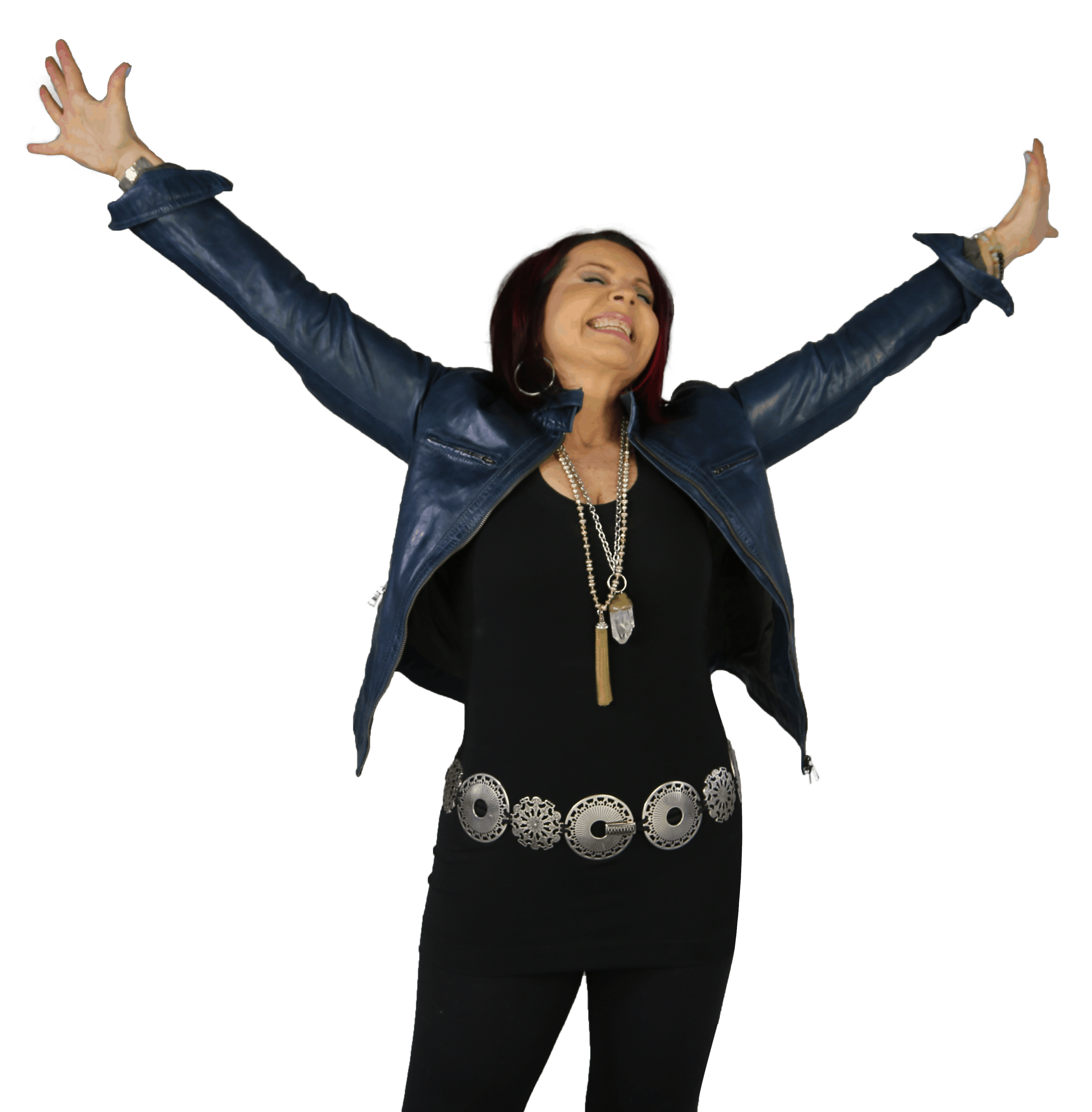 Blue-Leather-arms-up-open Blue-Leather-arms-up-open