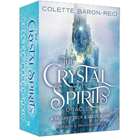 Crystal Spirits Oracle deck and guidebook by Colette Baron-Reid