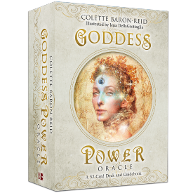 Goddess Power Oracle deck and guidebook by Colette Baron-Reid