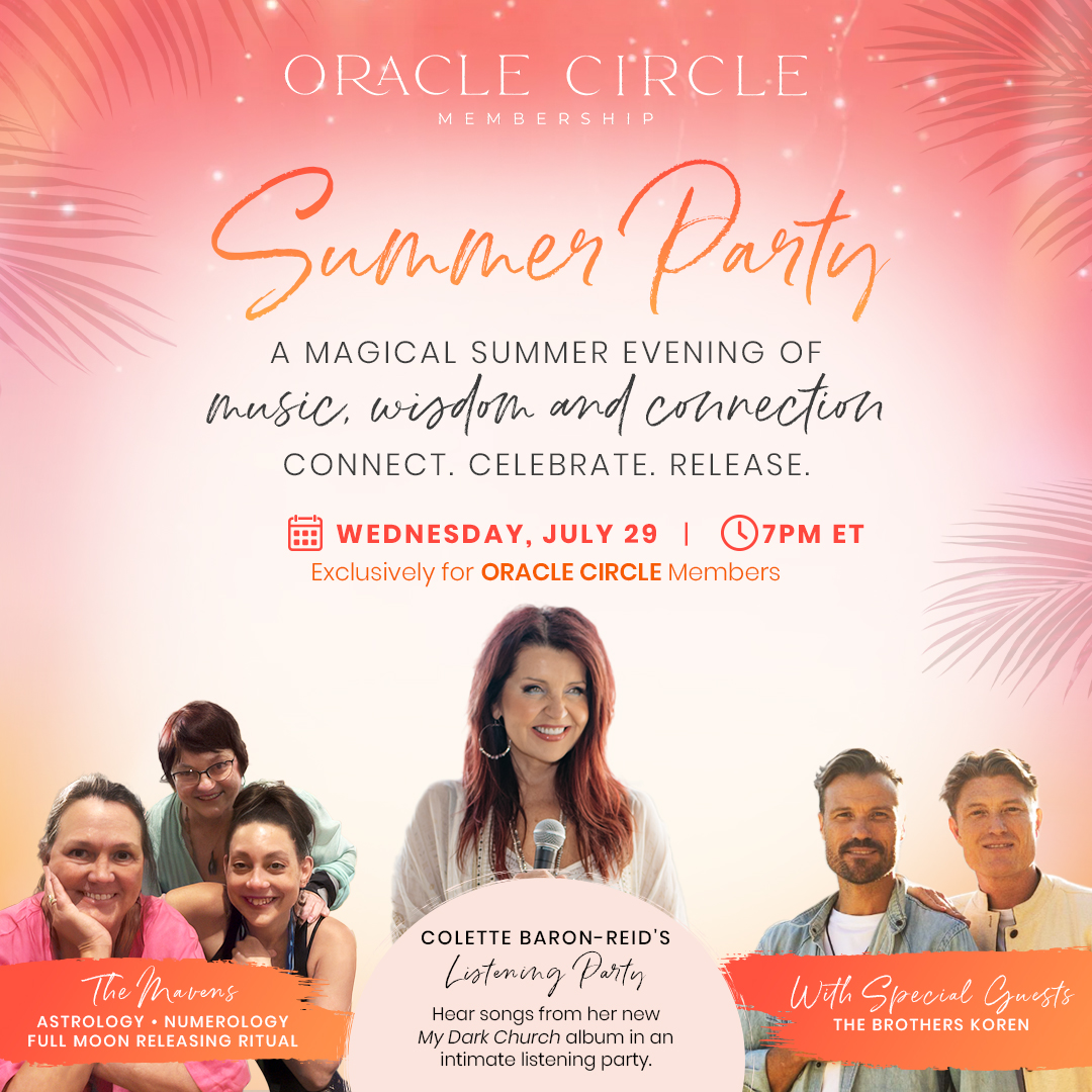The Oracle Circle Summer Party. Become a Member to join